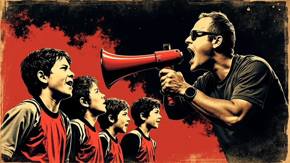 Ilustrasi coach memberikan workshop Sports Communication kepada atlet muda